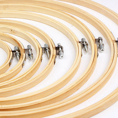 Embroidery Cross Stitch Wooden Frame Hoop Circle DIY Hand Craft Sewing Tool