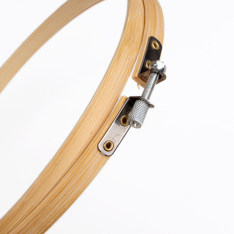 Embroidery Cross Stitch Wooden Frame Hoop Circle DIY Hand Craft Sewing Tool