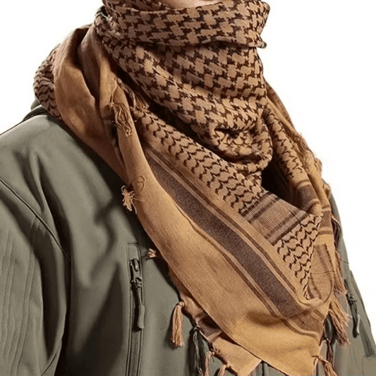 Square Men's Tactical Desert Cotton Thermal Scarf