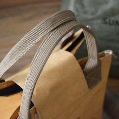Waterproof Paper Bento Bag Insulated Lunch Box Handbag