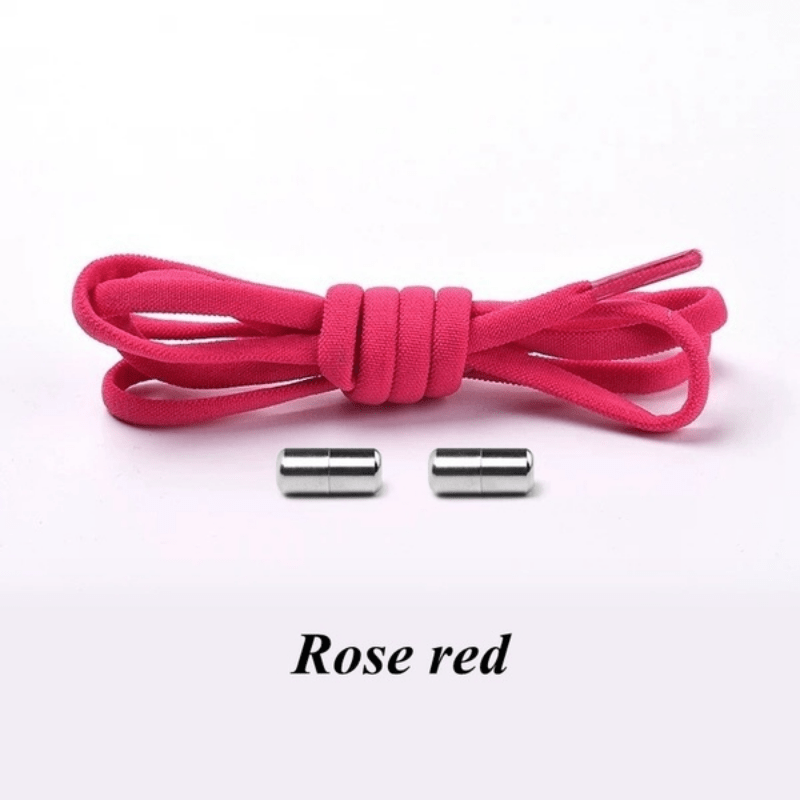 No Tie Shoelaces Round Elastic Shoe Laces For Sneakers 16