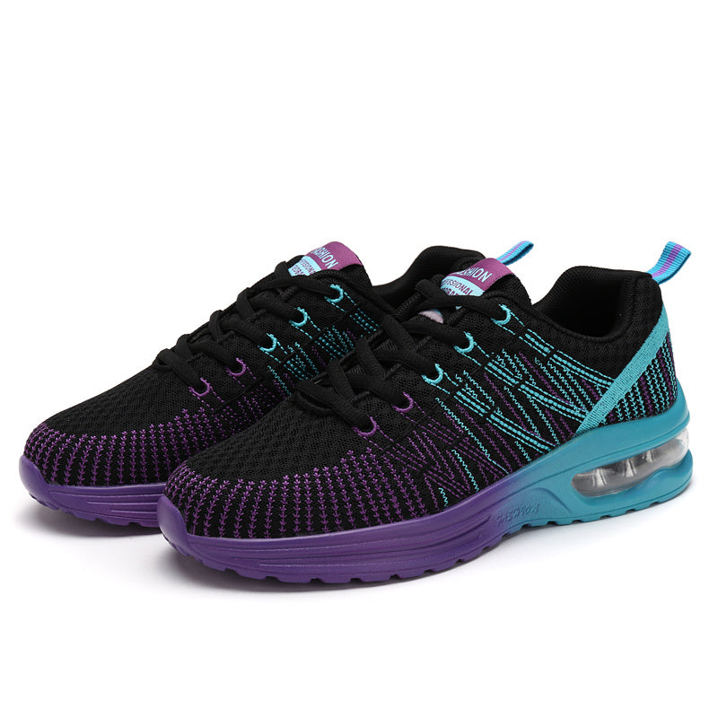 Air Cushion Weaving Sports Shoes Women's Footwear