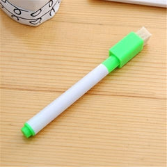 5pcs Erasable Whiteboard Markers with Built In Eraser for Office & School