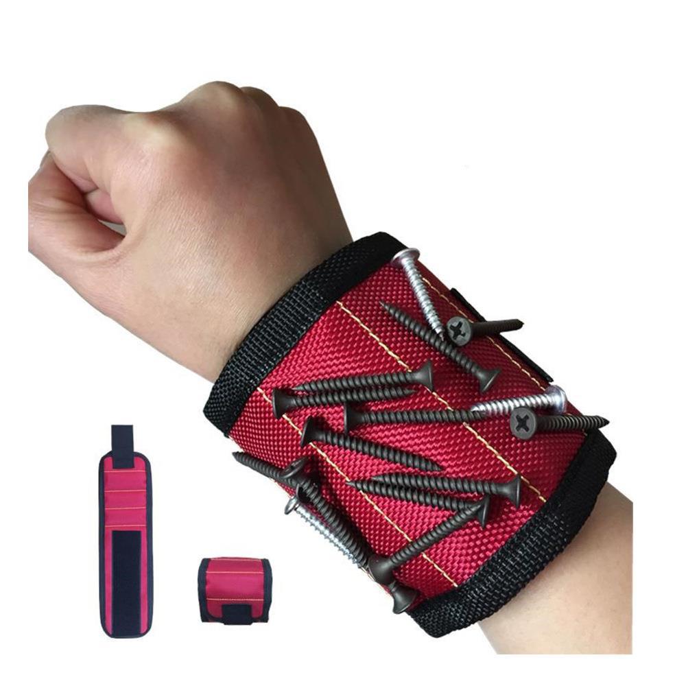Magnetic Wristband Tool for Holding Screws Nails Drill Bits
