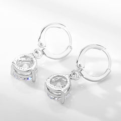 Crystal Zircon Pendant Necklace Earrings Sets for Women Wedding