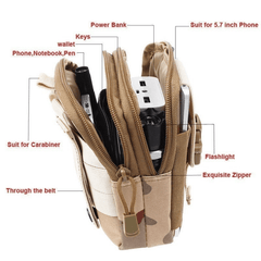 Men's Mini Hook Belt Bag Accessories Fanny Pack Waist Bag