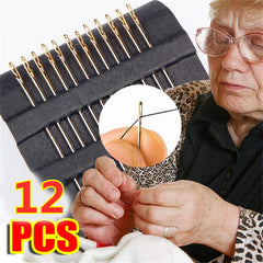12pcs Hand Sewing Needles With Storage Box Stainless Steel Sewing Needles