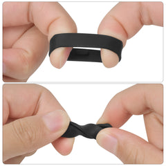 16pcs Watch Band Retaining Ring Silicone Replacement Strap Loop 18-24mm