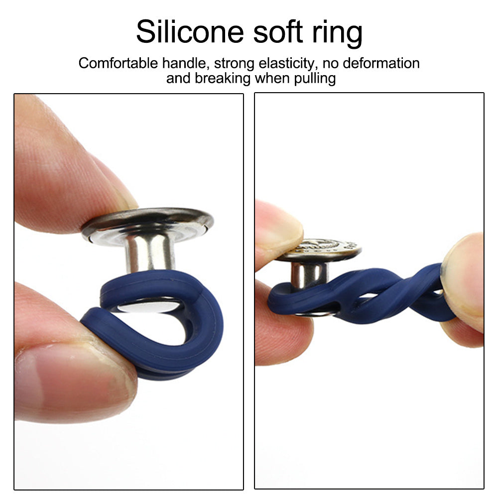 4pcs Metal Button Extender For Jeans Sewing Adjustable Waist Extend