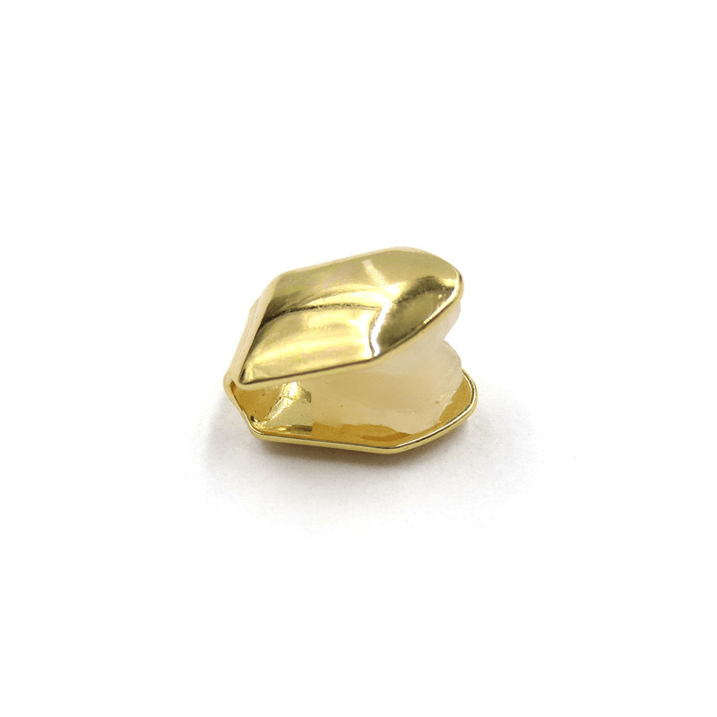 Hip Hop Golden Single Brace Vacuum Metal Plating Jewelry