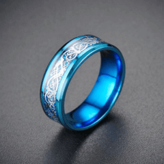Men's Abstract Stainless Steel Band Ring