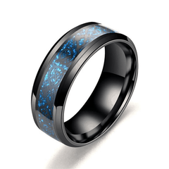 Men's Abstract Stainless Steel Band Ring