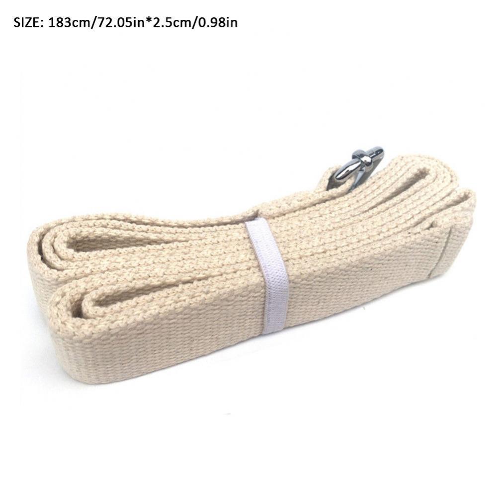 Cotton Yoga Strap Yoga Belt With D Ring Buckle