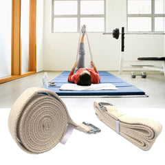 Cotton Yoga Strap Yoga Belt With D Ring Buckle