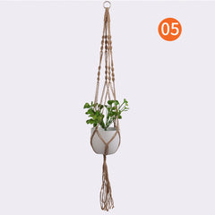 Macrame Plant Hanging Baskets Flower Pot Hanger Wall Decor Garden Tray