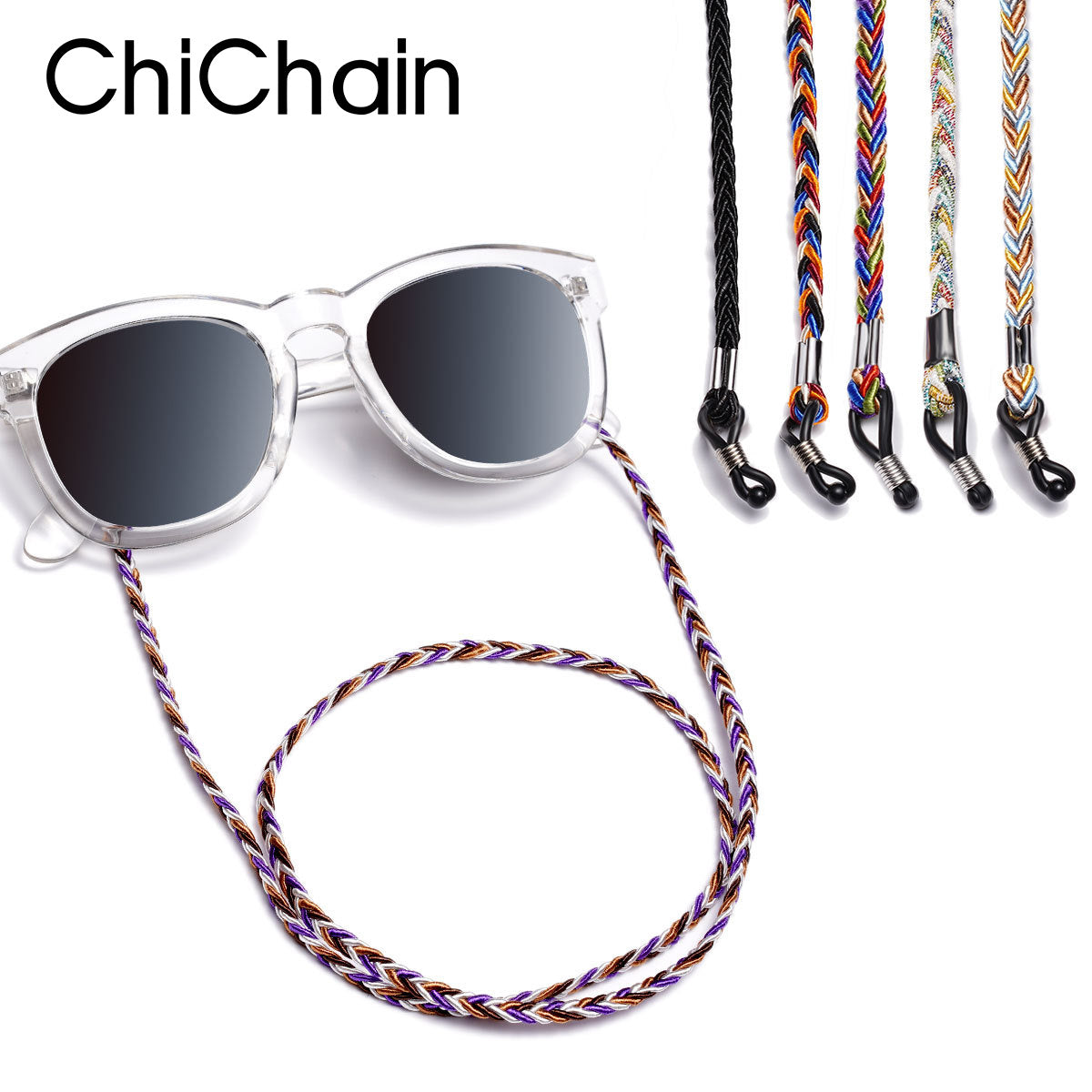 Ethnic Style Glasses Lanyard Retro Glasses Hanging Chain Glasses Rope Earphones