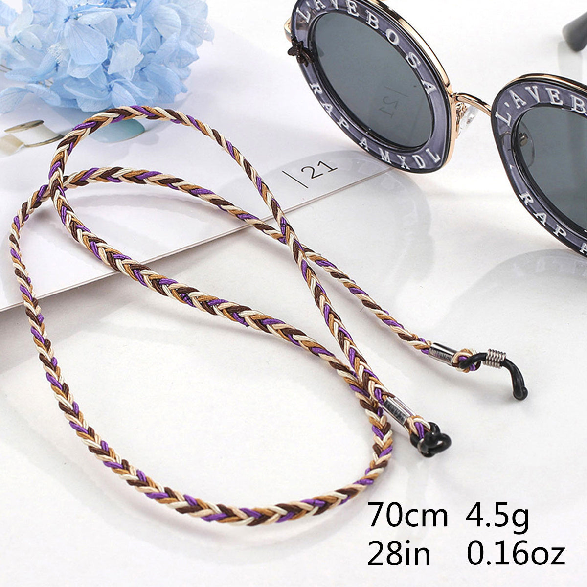 Ethnic Style Glasses Lanyard Retro Glasses Hanging Chain Glasses Rope Earphones