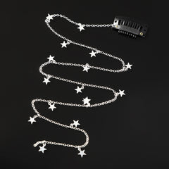 Golden Metal Chain Hairpins Tassel Hair Clips Braided Barrettes Hair Accessories
