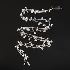 Golden Metal Chain Hairpins Tassel Hair Clips Braided Barrettes Hair Accessories