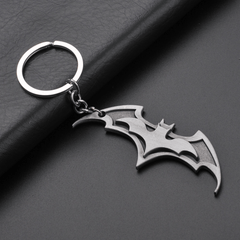 Cute Bat Shape Keychain Cartoon Gift Bag Ornament Metal Key Ring