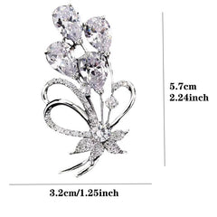 Women's Brooch Pin Girls Female Party Wedding Garment Decor Gift