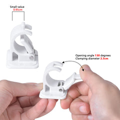 4pcs Curtain Rod Holders Self Adhesive Easy Install Secure Support