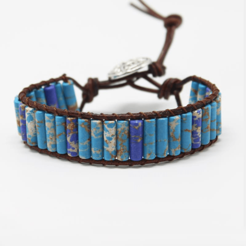Colorful Stone Braided Bracelet Adjustable Rope Hand Bracelet Energy Healing