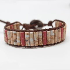 Colorful Stone Braided Bracelet Adjustable Rope Hand Bracelet Energy Healing