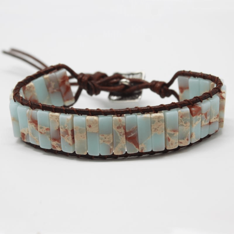 Colorful Stone Braided Bracelet Adjustable Rope Hand Bracelet Energy Healing