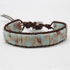 Colorful Stone Braided Bracelet Adjustable Rope Hand Bracelet Energy Healing