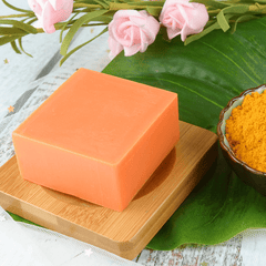 Turmeric Soap Bar for Acne, Dark Spots, Cleansing & Moisturizing Skin