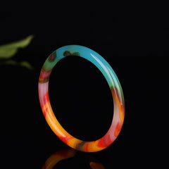Colorful Jade Bracelet Holiday Birthday Gift for Boyfriend Girlfriend