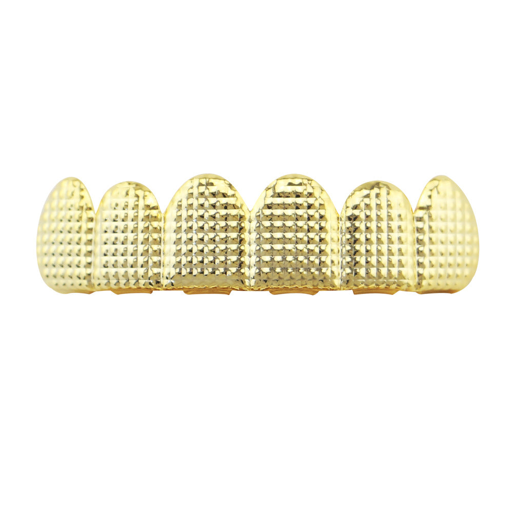 18k Gold Plated Hip Hop Grillz Set for Teeth