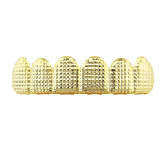 18k Gold Plated Hip Hop Grillz Set for Teeth