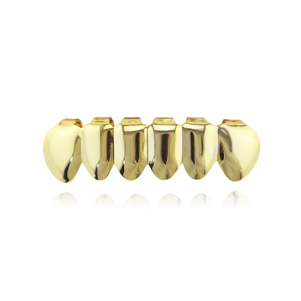 18k Gold Plated Hip Hop Grillz Set for Teeth