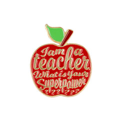 Creative Personality Teacher Gift Alloy Brooch