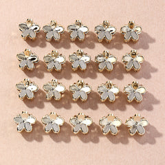 Butterfly Hair Clips Mini Hairclip For 90s Party Metallic Small Hair Claw