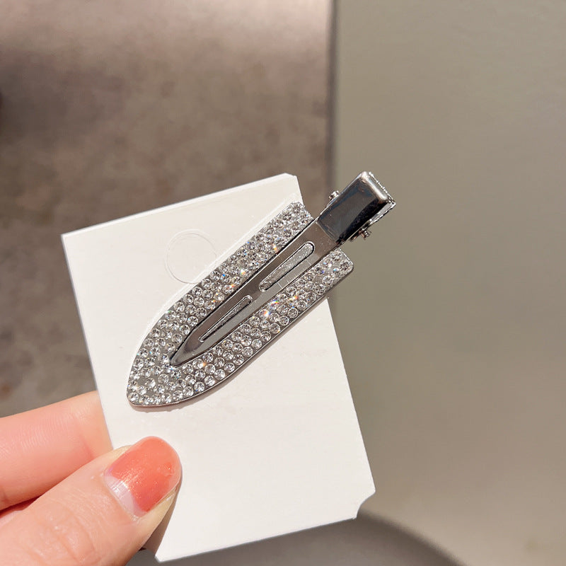 Rhinestone No Bend Hair Clip Alloy Hair Accessories