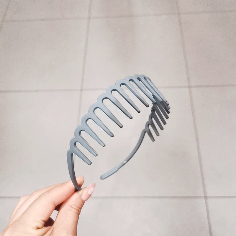 Wave Shape Plastic Hair Comb Headband Elastic Headbands Hair Accessories