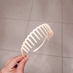Wave Shape Plastic Hair Comb Headband Elastic Headbands Hair Accessories