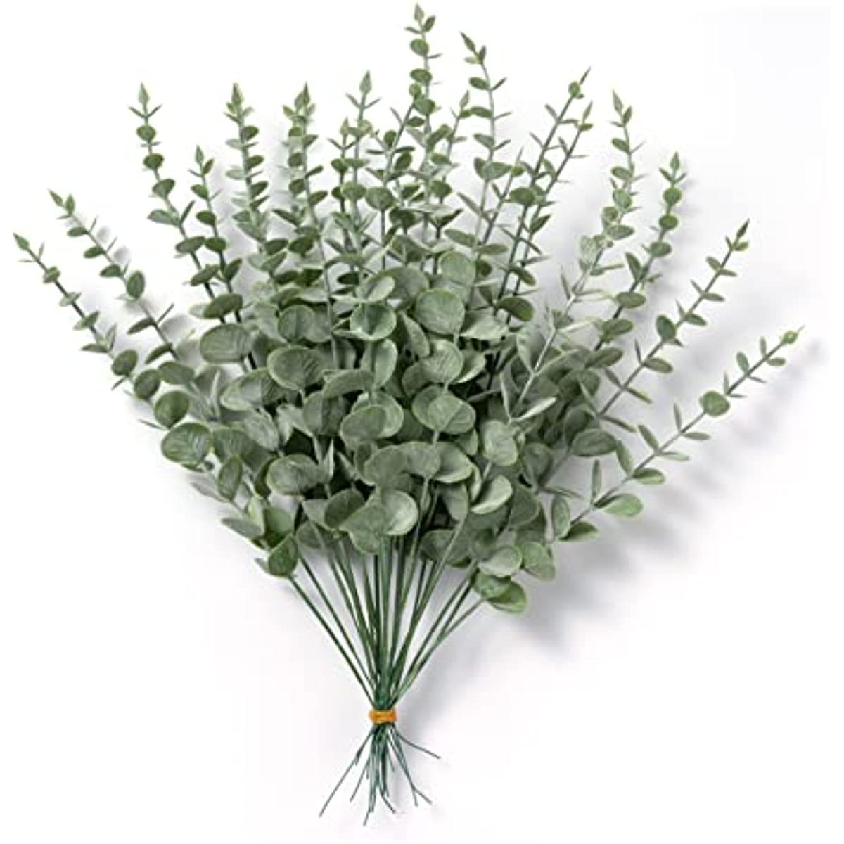 12pcs Realistic Artificial Eucalyptus Leaves for Home Office Weddings