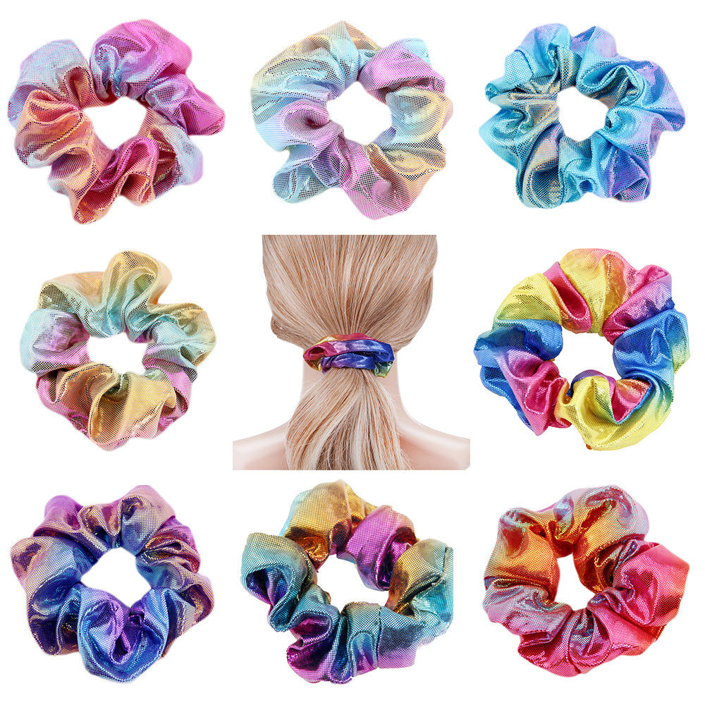 10pcs Mermaid Hair Scrunchies for Dance Party