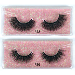 30 Pairs Fluffy 3D Mink Lashes - Long Lasting False Eyelashes