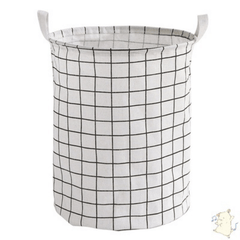 Waterproof Cotton Linen Storage Basket for Clothing and Toy