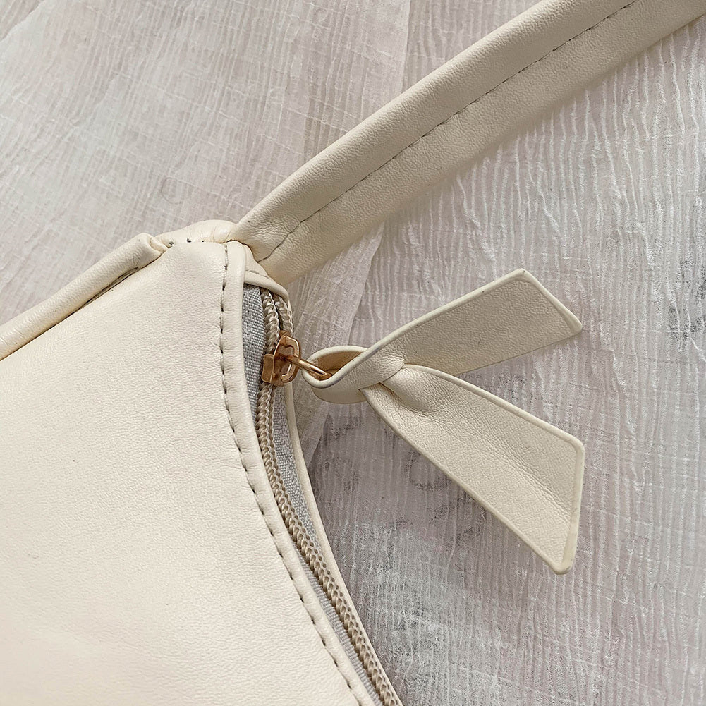 Minimalist Faux Leather Baguette Bag for Party