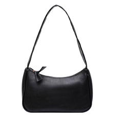 Minimalist Faux Leather Baguette Bag for Party