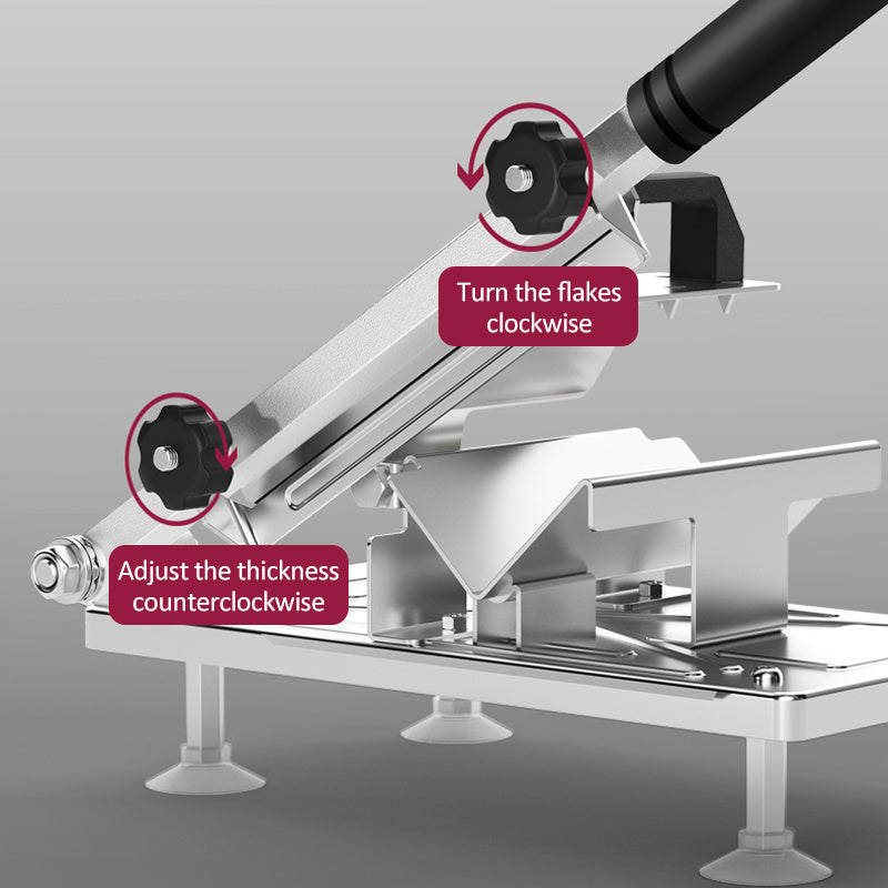 Manual Meat Slicer Slicing Machine Food Beef Mutton Cutter Gadget