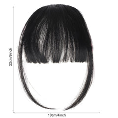Natural Clip In Air Bangs Fringe Synthetic Hair Extensions One Piece Hairpiece