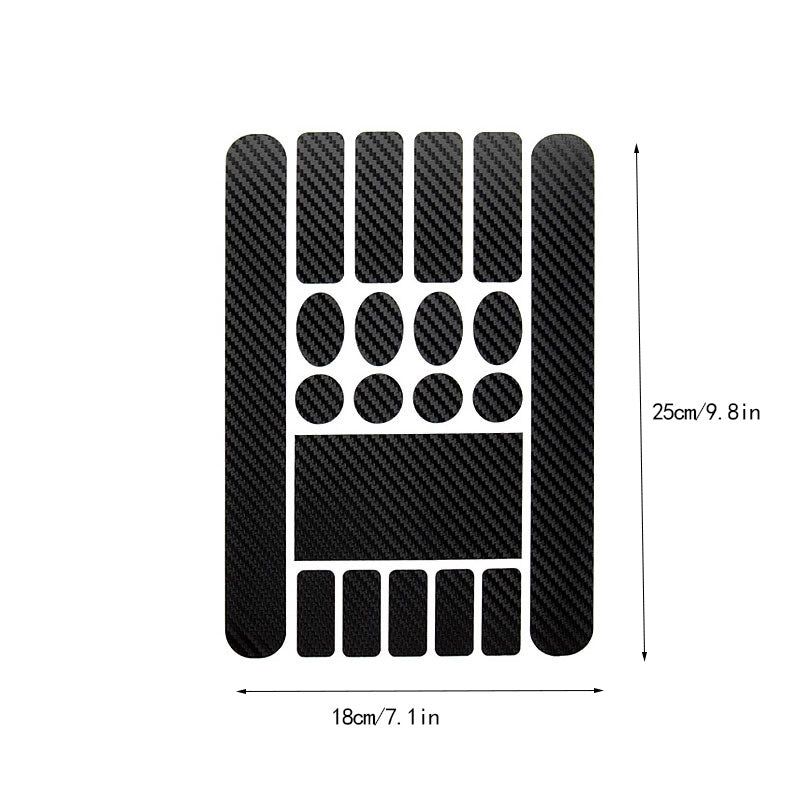 Scratch Resistant Bike Protection Sticker Set