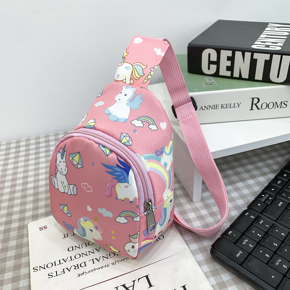 Kids Mini Crossbody Dinosaur Unicorn Nylon Chest Bag